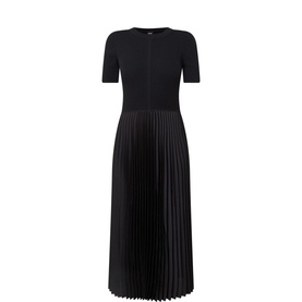 Fadridi Pleated Flared Dress