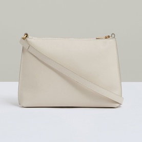 Bernice Raffia Leather Crossbody Bag