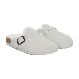 Suede Corkbed Mule Slippers