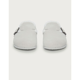 Suede Corkbed Mule Slippers