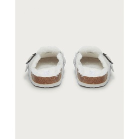 Suede Corkbed Mule Slippers