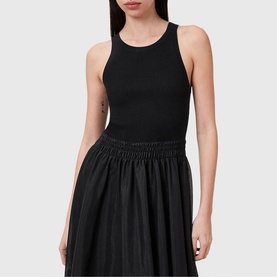 Zenia Semi-Sheer Dress