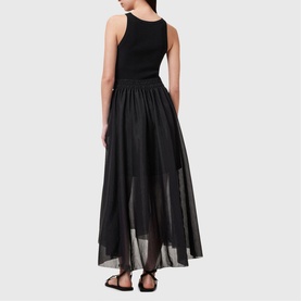 Zenia Semi-Sheer Dress