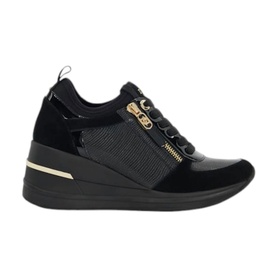 Eiline Lace Up Wedge Trainers