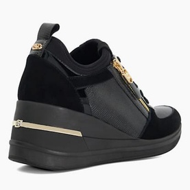 Eiline Lace Up Wedge Trainers