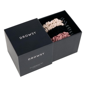 Six-Pack Skinny Silk Scrunchies