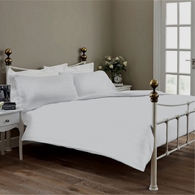 Egyptian Cotton Hotel 1000 Thread Count Duvet Set White