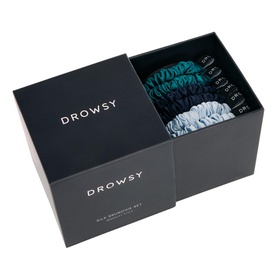 Six-Pack Skinny Silk Scrunchies