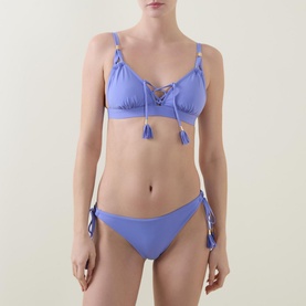 Cayman Tie-Fastening Bikini Top