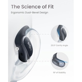 OpenFit Air Open-Ear True Wireless Earbuds Black