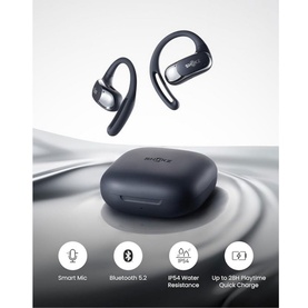 OpenFit Air Open-Ear True Wireless Earbuds Black