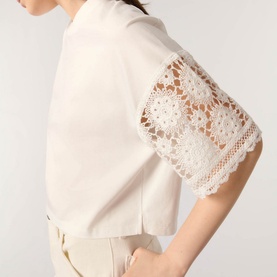 Crochet Sleeve Top