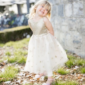 Golden Glam Dress