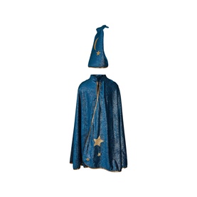 Starry Night Wizard Cape & Hat Two-Piece Set