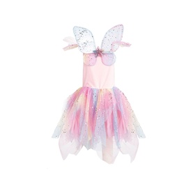 Rainbow Fairy Dress with Wings
