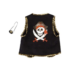 Pirate Vest and Eye Patch Two-Piece Set