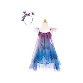 Butterfly Twirl Dress, Wings & Headband Three-Piece Set