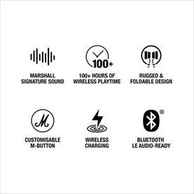 Major V Bluetooth Headphones Black