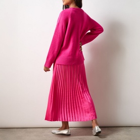 Ribbed Trim Sweater
