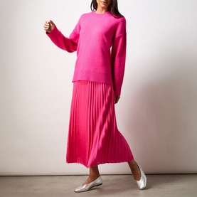 Ribbed Trim Sweater