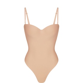 Underwire Thong Bodysuit Clay