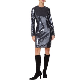 Sequin Mini Shift Dress