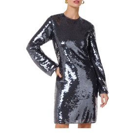 Sequin Mini Shift Dress
