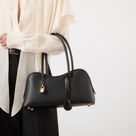 Ryder Embossed Logo Shoulder Bag