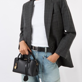 Ryder Embossed Logo Crossbody Bag