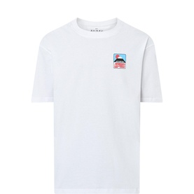 Sunset On Fuji San Logo T-Shirt