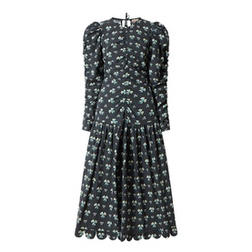 Bow Print Prairie Dress