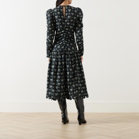 Bow Print Prairie Dress