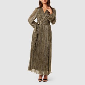 Tyler Pliss&eacute; Belted Dress