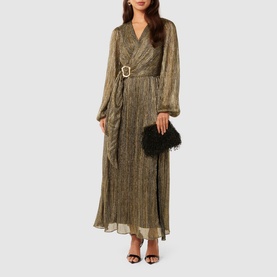 Tyler Pliss&eacute; Belted Dress