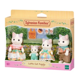 Latte Cat Family Four-Piece Set
