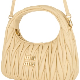 Wander Matelass&eacute; Nappa Leather Hobo Bag