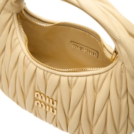 Wander Matelass&eacute; Nappa Leather Hobo Bag