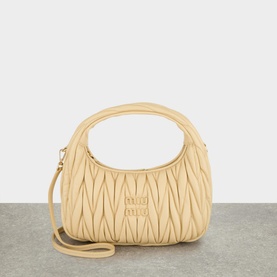 Wander Matelass&eacute; Nappa Leather Hobo Bag