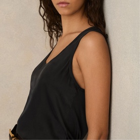 Ruby Panelled Tank Top