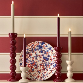 Bobbin Cherry Candle Stick 24cm