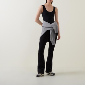 Neoprene Flared Leggings