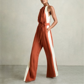 Inez Side Stripe Drawstring Jumpsuit