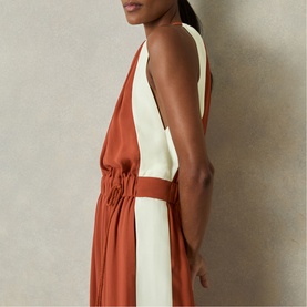 Inez Side Stripe Drawstring Jumpsuit