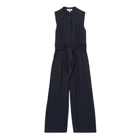 Raven Wide-Leg Belted Jumpsuit