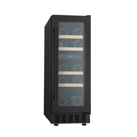 Dual Zone Wine Cooler 17 Bottles Black