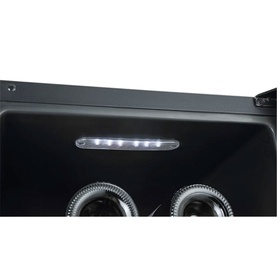 Dual Zone Wine Cooler 17 Bottles Black