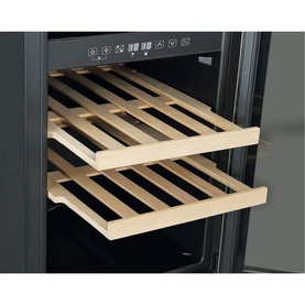 Dual Zone Wine Cooler 17 Bottles Black
