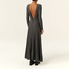 Jazia Pleated Knitted Dress