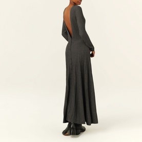 Jazia Pleated Knitted Dress