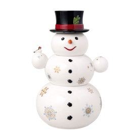 Christmas Memory Snowman Jar